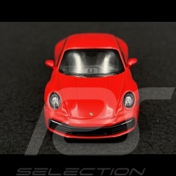 Porsche 911 Carrera S Type 992 2021 Guards Red 1/64 Mini GT MGT00283-L