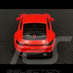Porsche 911 Carrera S Type 992 2021 Indischrot 1/64 Mini GT MGT00283-L