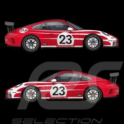 Puzzle Porsche 3D 911 GT3 Cup Salzburg n° 23 blanc / rouge 108 pièces 1/18 Ravensburger 11287 WAP0400040MPCS