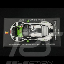 Porsche 911 GT3 R n°54 3. 24h Spa 2020 1/43 Spark SB372