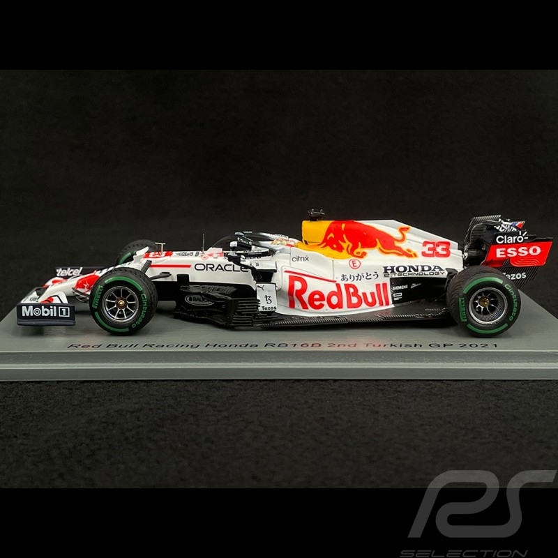 Max Verstappen Redbull Racing Honda RB16B n°33 2ème GP Turquie 2021 1/43 Spark S7696