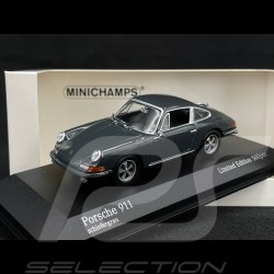 Porsche 911 S 2.0 1967 with Fuchs rims Slate Grey 1/43 Minichamps 943067124