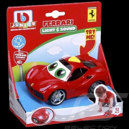 Ferrari Light & Sound Spielzeug - Ferrari 488 GTB F12 Bburago Junior 81000