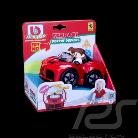 Ferrari Poppin' Driver Toy - Ferrari LaFerrari Aperta Bburago Junior 81006