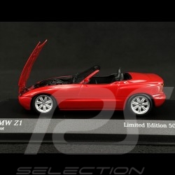 BMW Z1 1991 Rouge Top 1/43 Minichamps 943020103