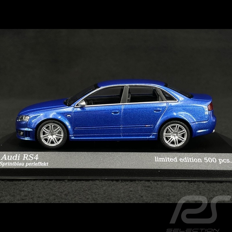 Audi RS4 2004 Nogaroblau 1/43 Minichamps 943014603