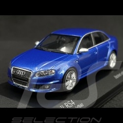 Audi RS4 2004 Nogaro Blue 1/43 Minichamps 943014603