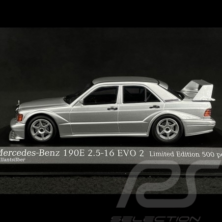 Mercedes-Benz 190E 2.5-16 Evo2 1990 Argent Brillant 1/43 Minichamps 943923404