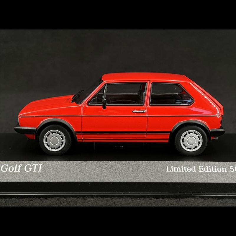 Volkswagen VW Golf 1 GTI 1983 Mars Red 1/43 Minichamps 943055173