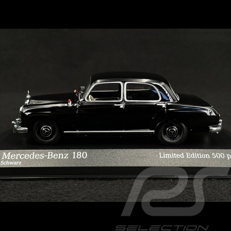 Mercedes-Benz 180 W120 Ponton 1955 Noir 1/43 Minichamps 943033103