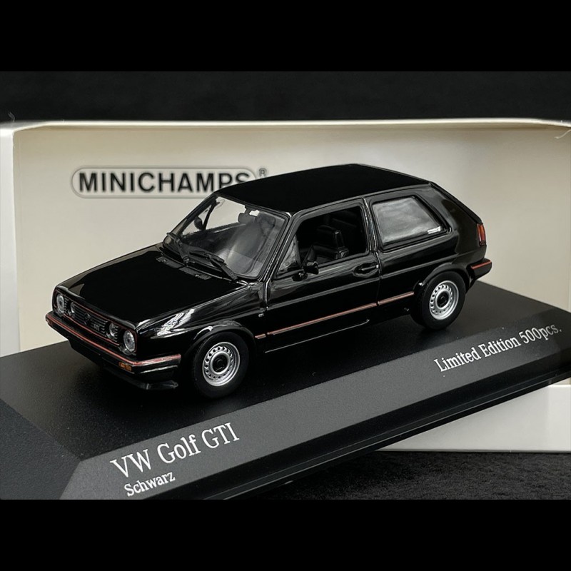 Volkswagen VW Golf 2 GTI 1985 Black 1/43 Minichamps 943054123