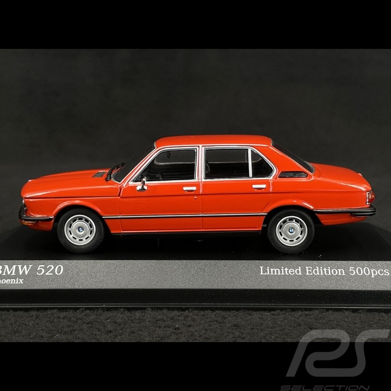 BMW 520 E12 1974 Rouge Phoenix 1/43 Minichamps 943023005