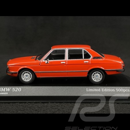 BMW 323i E21 1975 Henna Red 1:43 Minichamps Diecast