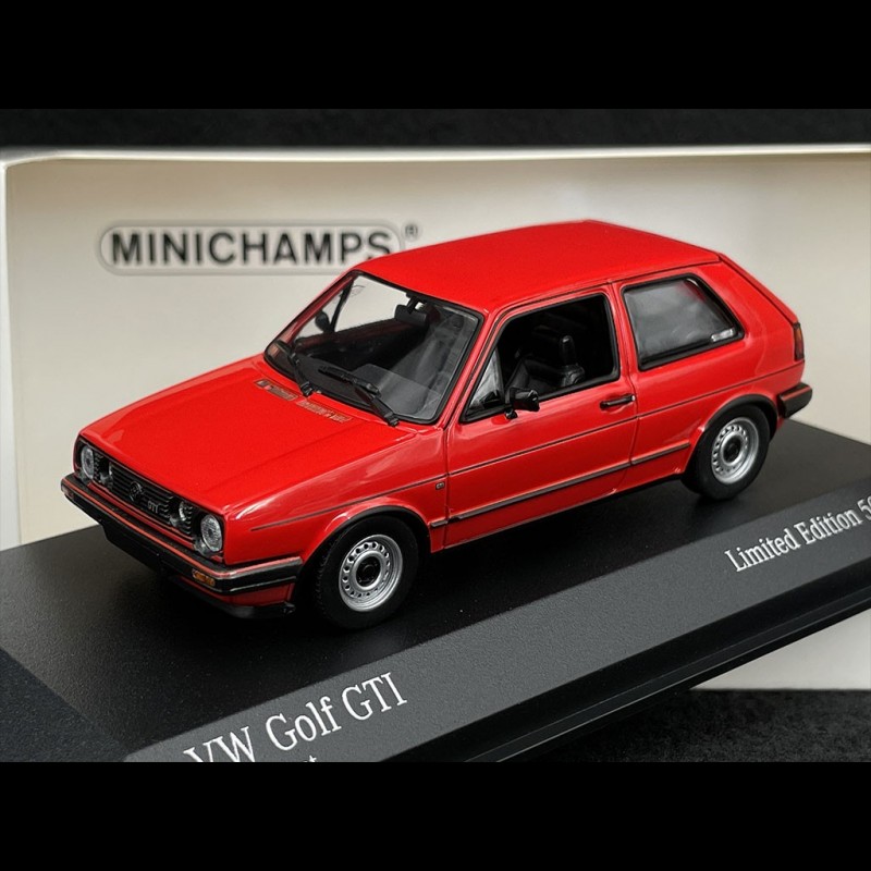 Voiture miniature - MINICHAMPS - VW GOLF 2 GTI 1985 RED - Rouge - Edition  limitée - Cdiscount Jeux - Jouets