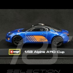 Alpine A110 Cup 2020 n°36 Bleu de France 1/43 Bburago 38037
