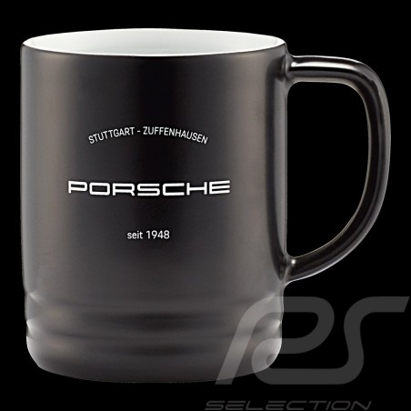 Tasse Porsche Stuttgart-Zuffenhausen Noir mat Grand modèle WAP0506020NCLC