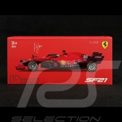 Carlos Sainz Jr. Ferrari SF21 Formule 1 2021 n°55 1/43 Bburago 36828S