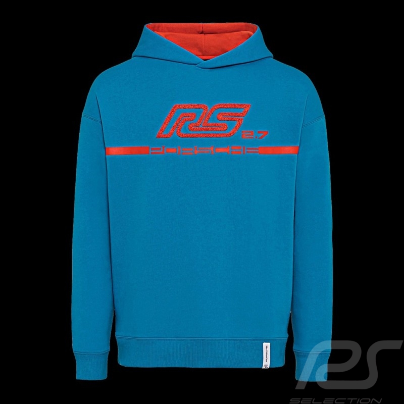 Porsche Jacket RS 2.7 Collection Hoodie Blue / Orange WAP955NRS2 - men