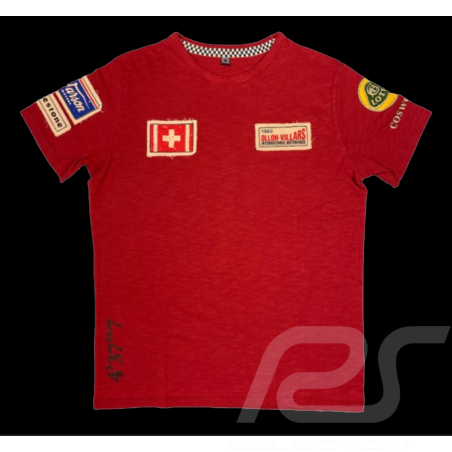 Jo Siffert T-shirt n°22 Ollon Villars 1962 Red - Men