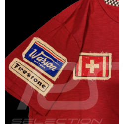 T-shirt Jo Siffert n°22 Ollon Villars 1962 Rouge - Homme