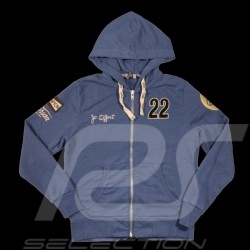 Veste à Capuche Jo Siffert Hoodie 1968 n°22 Bleu - Homme