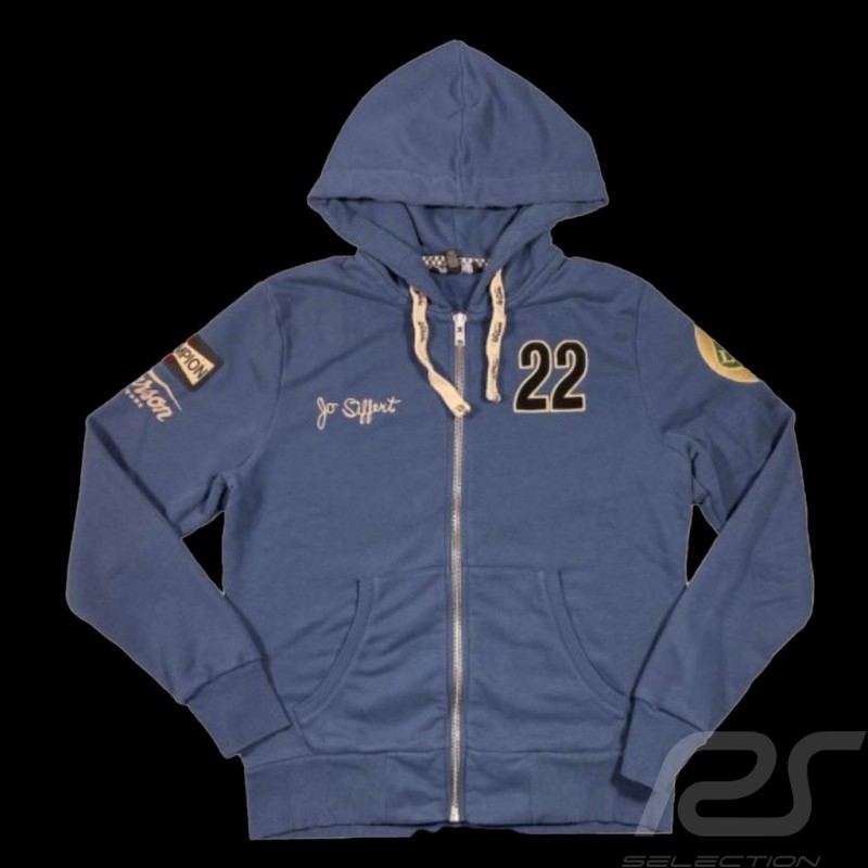 Jo Siffert Jacket Hoodie 1968 n°22 Blue -  Men