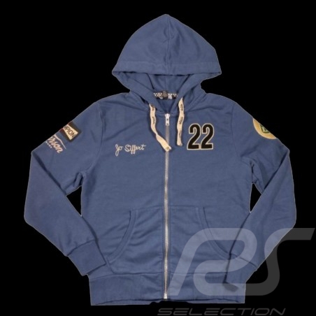 Veste à Capuche Jo Siffert Hoodie 1968 n°22 Bleu - Homme