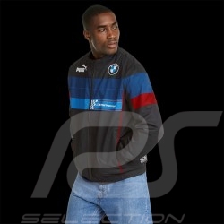 BMW M Motorsport Puma Softshell Tracksuit Jacket Black / Blue / Red 533324-01 - Men