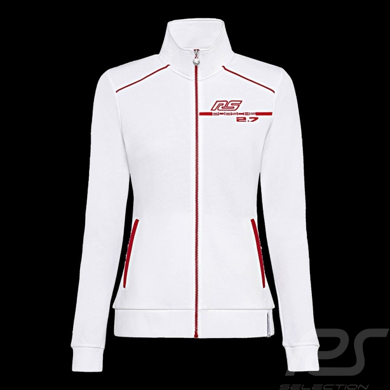 Porsche Jacke RS 2.7 Collection Softshell Weiß / Rot WAP954NRS2 - Damen