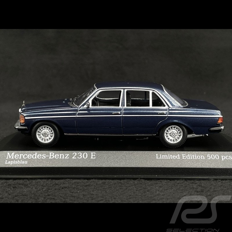 Mercedes-Benz 230E W123 Limousine 1982 Lapisblau 1/43 Minichamps 943032205