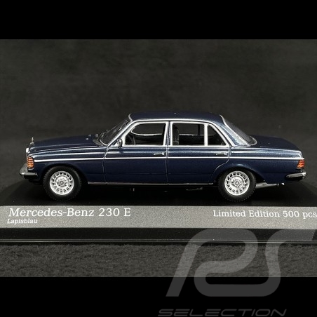 Mercedes-Benz 230E W123 Limousine 1982 Lapisblau 1/43 Minichamps 943032205