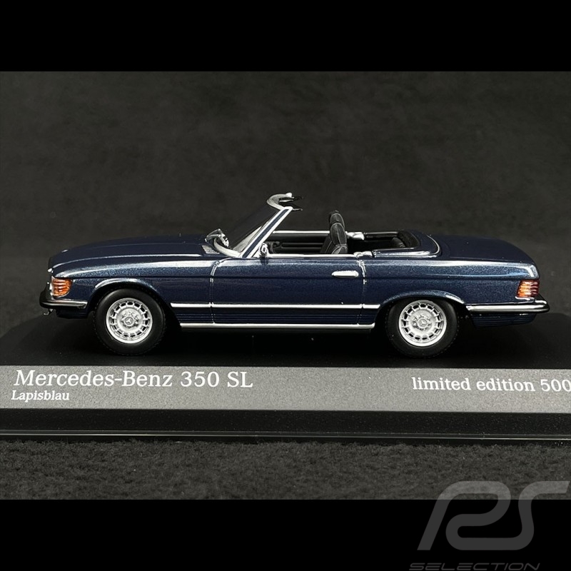 Mercedes-Benz 350 SL 1974 Lapis Blue 1/43 Minichamps 943033434