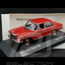 Mercedes-Benz 200/8 W115 1968 Rouge Signal 1/43 Minichamps 943034005