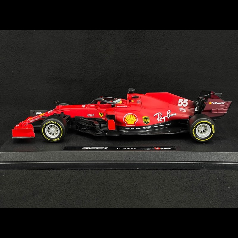1:18 Ferrari F1 SF21 Carlos Sainz Jr. 2021 Burago