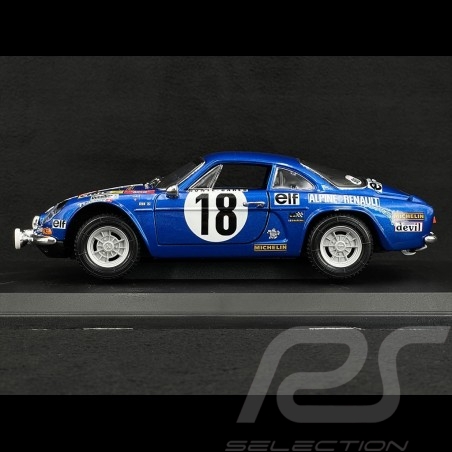 Alpine A110 1600S Monte Carlo 1971 n°18 French Blue 1/18 Maisto 31850