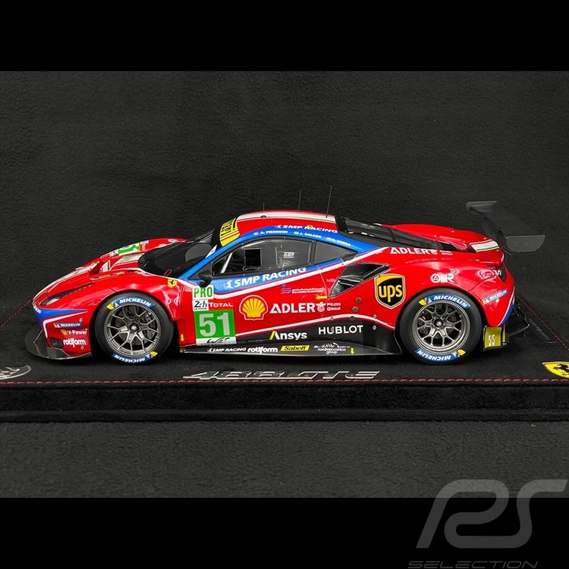 Ferrari 488 GTE Pro n°51 24h Le Mans 2020 1/18 BBR Models P18200