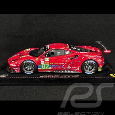 Ferrari 488 GTE Pro n°82 24h Le Mans 2020 1/18 BBR Models P18202