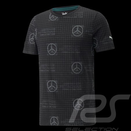 T-shirt Mercedes F1 AOP by Puma Noir - Homme 533692-01