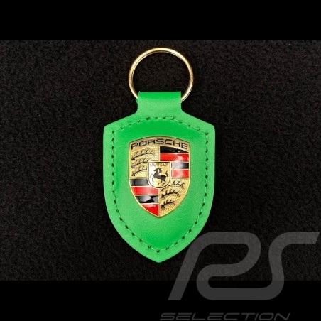 Schlüsselanhänger Porsche Wappen Pythongrün WAP0500330NWSA