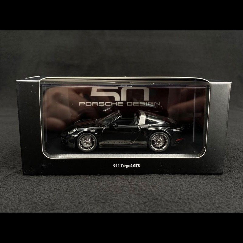 Porsche 911 Targa 4 GTS Type 992 2022 50th Anniversary Porsche Design Black  1/43 Minichamps WAP0201450NTRG