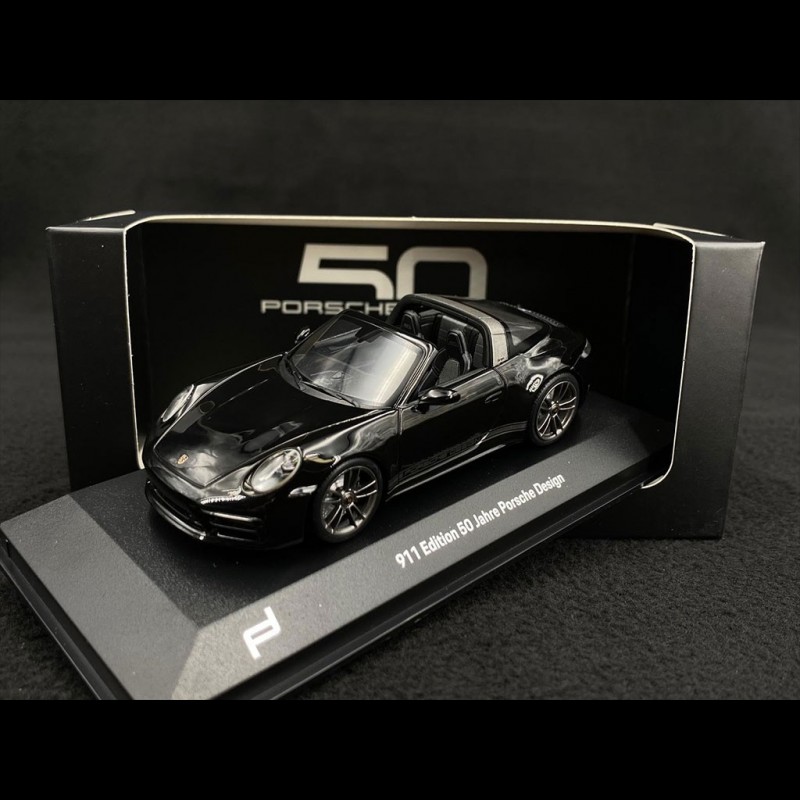 Porsche 911 Targa 4 GTS Type 992 2022 50th Anniversary Porsche Design Black  1/43 Minichamps WAP0201450NTRG