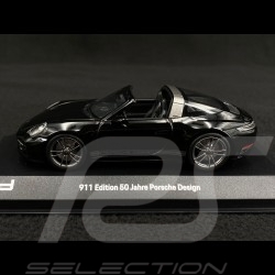 Porsche 911 Targa 4 GTS Type 992 2022 Porsche Design 50eme Anniversaire Noir 1/43 Spark WAP0201450NTRG
