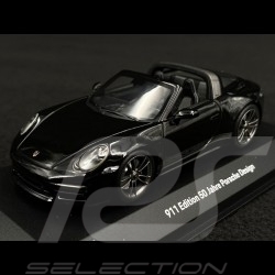 Porsche 911 Targa 4 GTS Type 992 2022 50th Anniversary Porsche Design Black 1/43 Spark WAP0201450NTRG