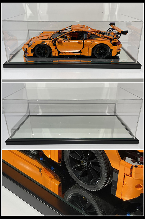 Vitrine en plexiglas® pour LEGO® Porsche 911 GT3 RS (42056)