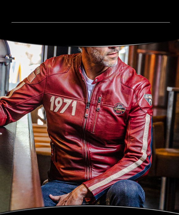 Leather Jackets Steve McQueen Le Mans : -20% Discount