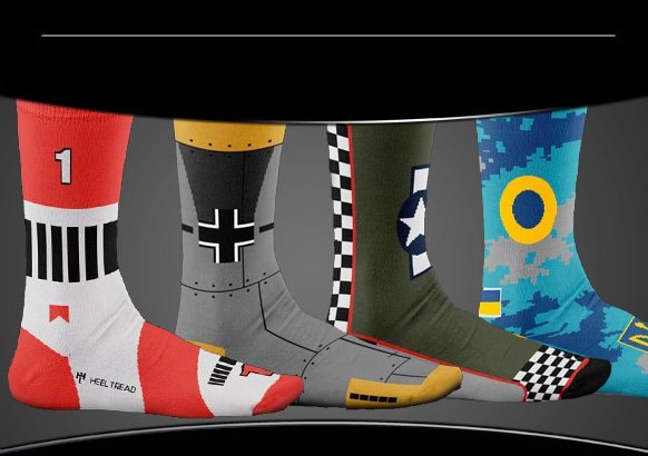 New Racing & Air Forces inspired Socks