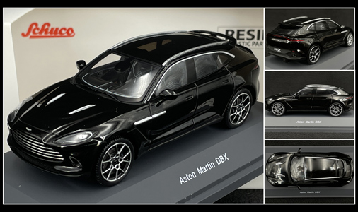 Aston Martin DBX 2020 Noir Jet 1/43 Schuco 450926000