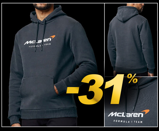 Porte Clé McLaren F1 Team Cuir Noir 2053Z1