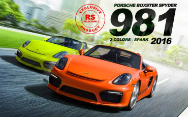 Porsche 981 Boxster Spyder 2016 1 : 18 - Porsche & More Gift Ideas
