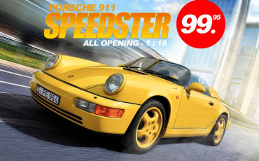 Porsche 911 Speedster 1993 all opening 1 : 18 - Porsche shoes by Puma - Complete your Model Cars Collection